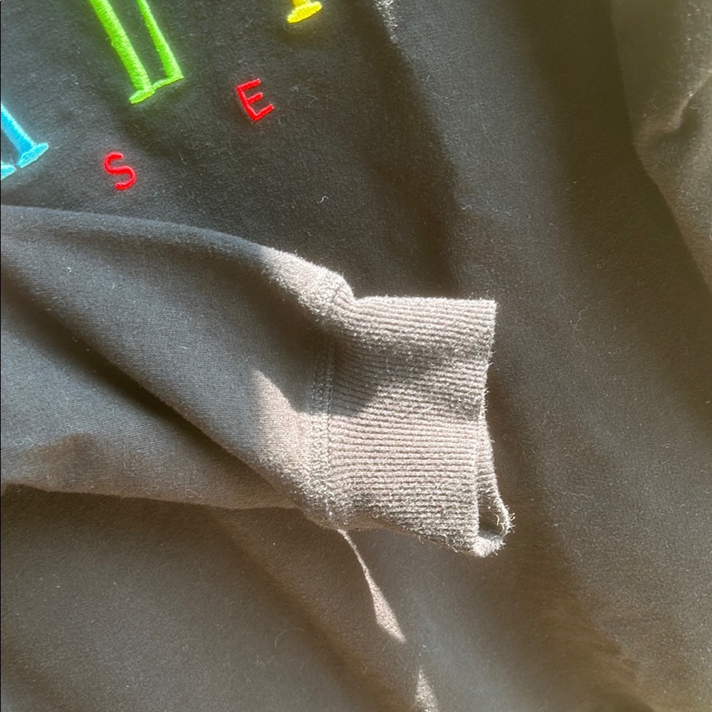 Authentic Vintage Retro Disney Parks Black Long Sleeve Sweatshirt XL - Picture 5 of 5